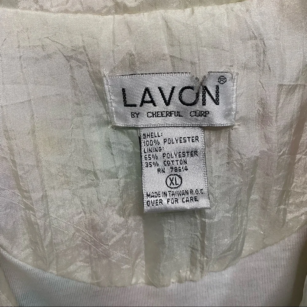 Vintage LAVON Funky Colorful Windbreaker Zip Up Jacket - Picture 6 of 13